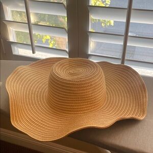 Magid Hats Wavy Brim Tan Sun Hat